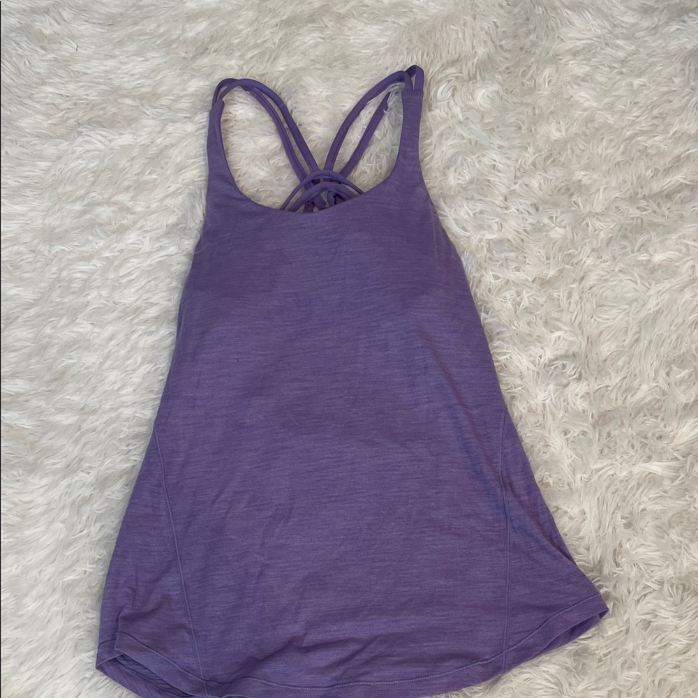 lululemon athletica Purple Strappy Tank Top